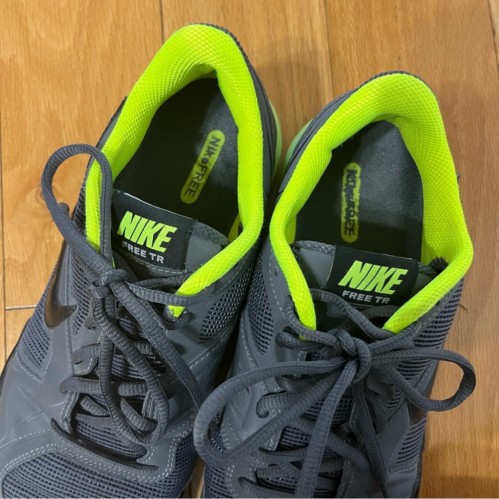 Nike Free TR Charcoal and Lime Size 10 - Picture 10 of 10